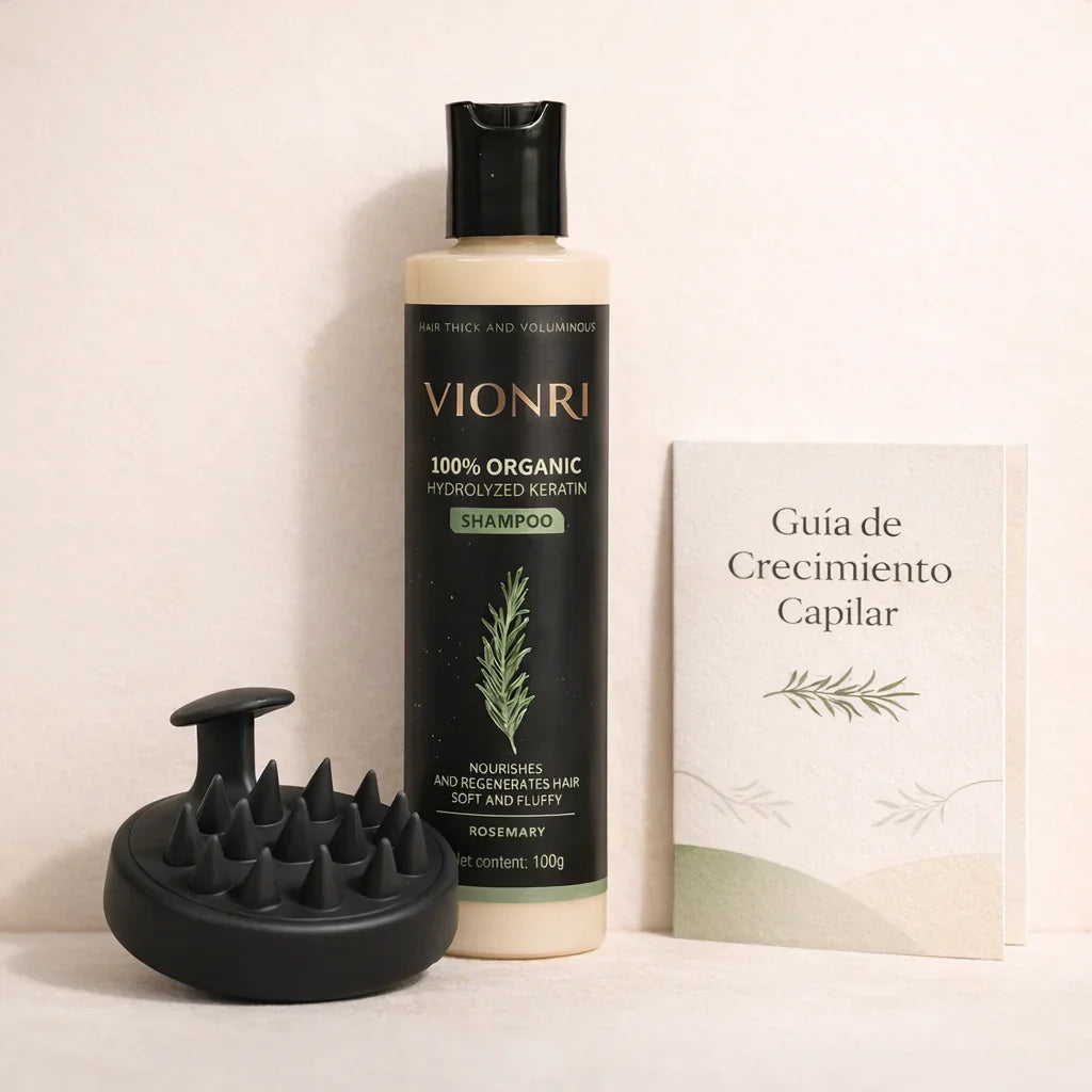 Champú de Romero Orgánico – Frena la Caída y Fortalece tu Cabello